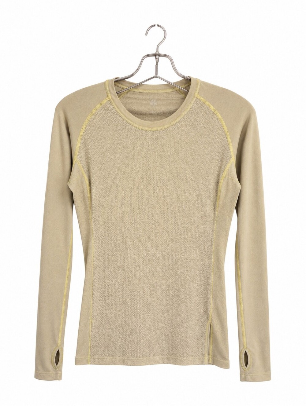 Lululemon Women's Swiftly Tech Long Sleeve Crew Shirt Size 8 Yellow Thumbhole